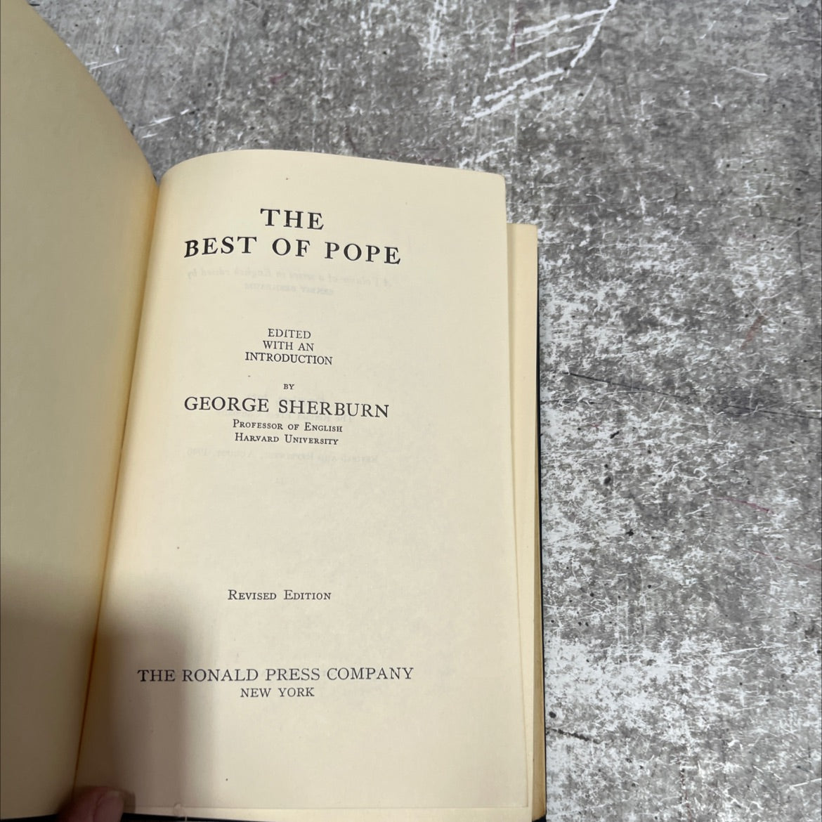 the best of pope book, by alexander pope, 1940 Hardcover image 2
