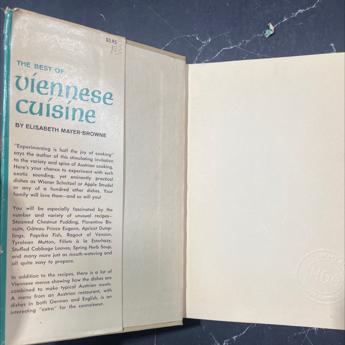 the best of viennese cuisine book, by Elisabeth Mayer-Browne, 1965 Hardcover image 4