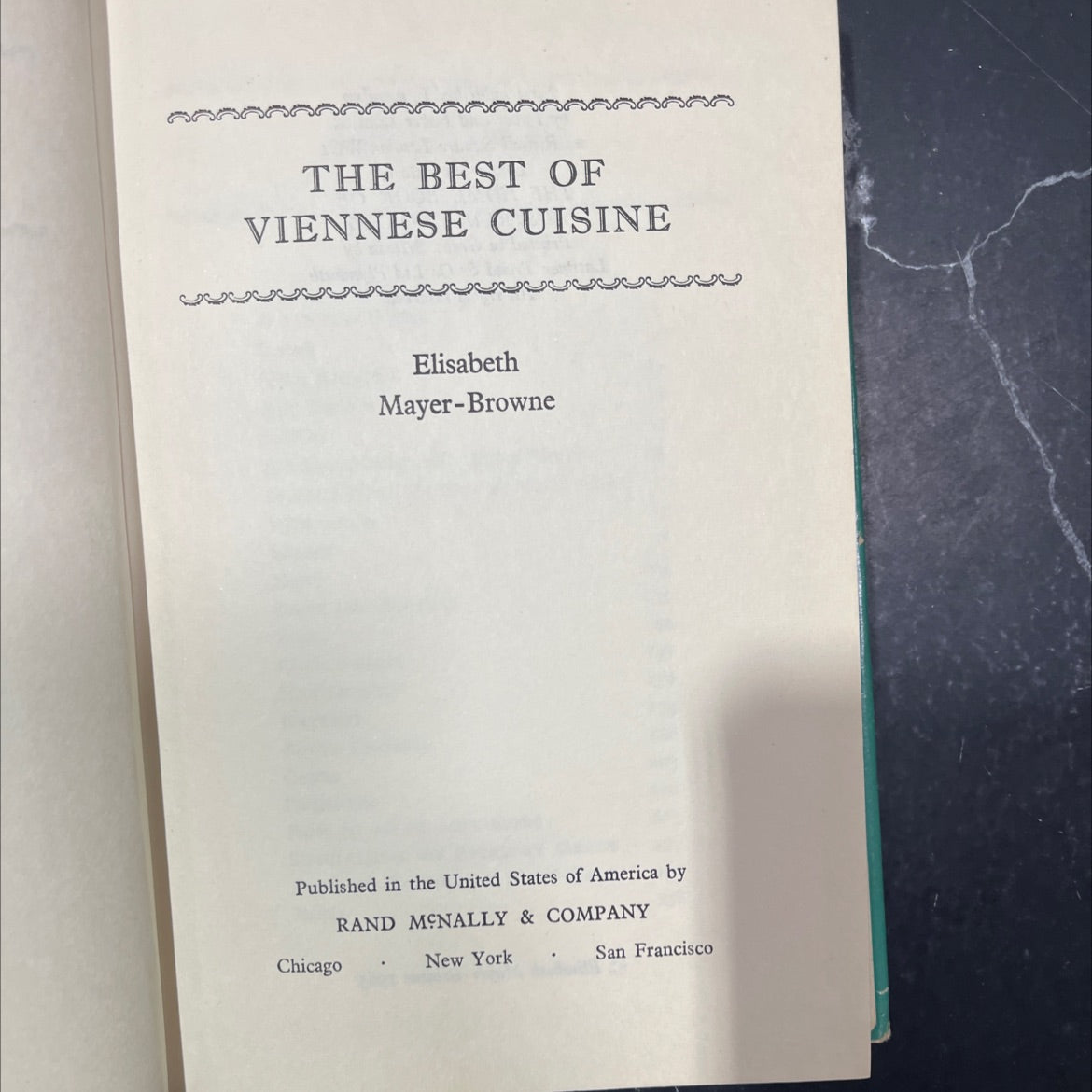the best of viennese cuisine book, by Elisabeth Mayer-Browne, 1965 Hardcover image 2