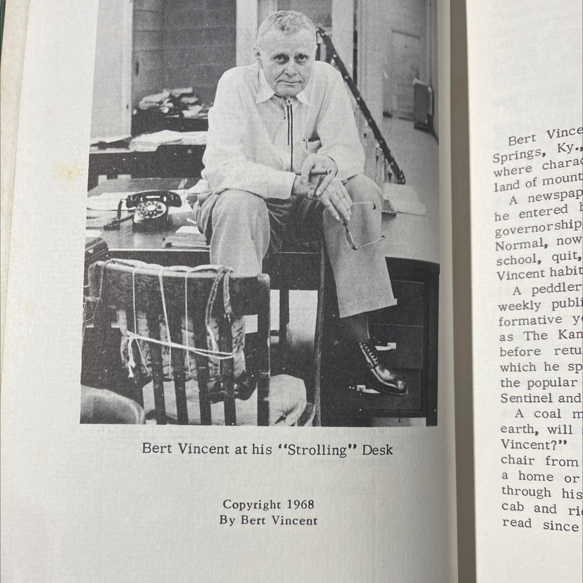 SIGNED the best stories of bert vincent book, by Bert Vincent, 1968 Hardcover, Vintage image 3