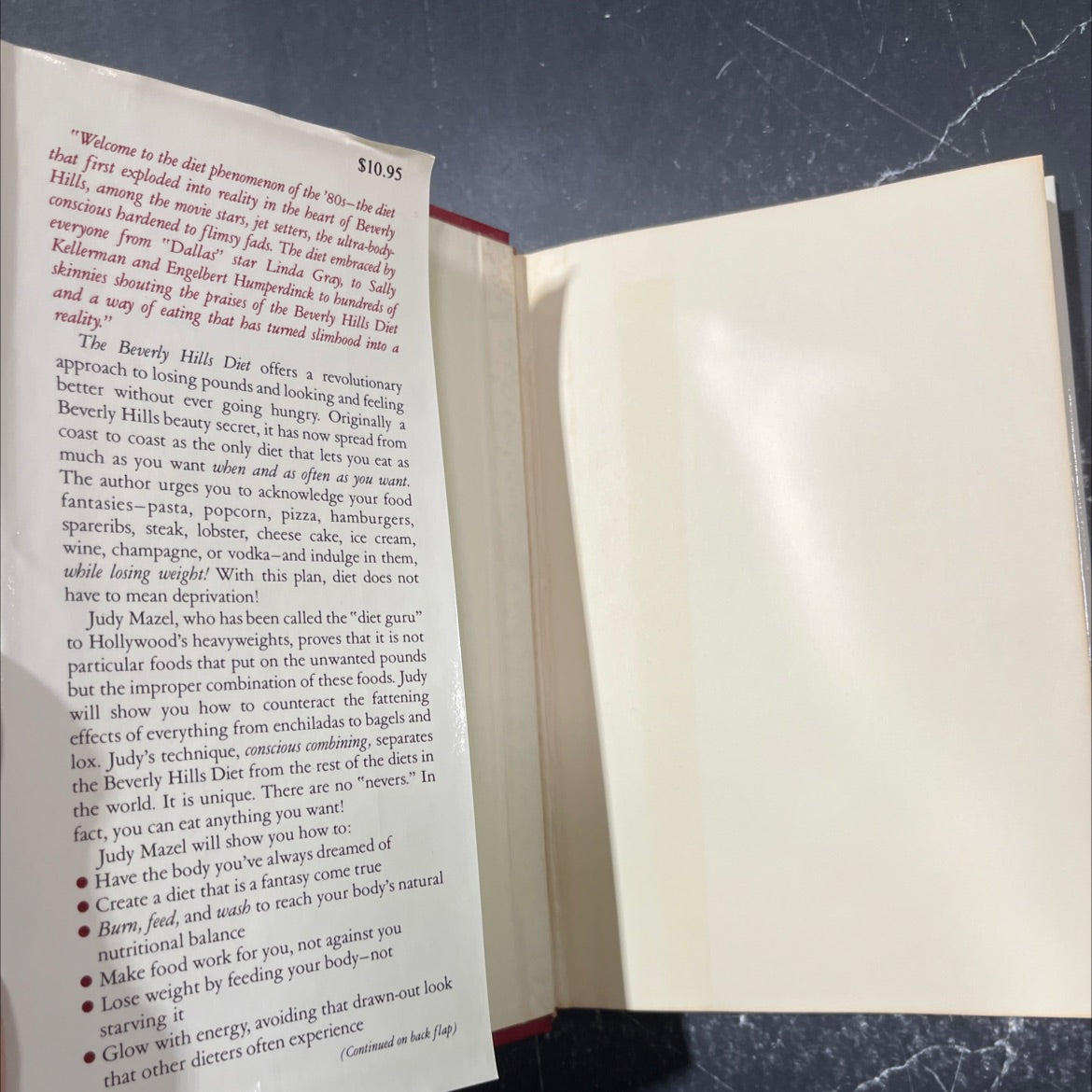 the beverly hills diet book, by judy mazel, 1981 Hardcover image 4