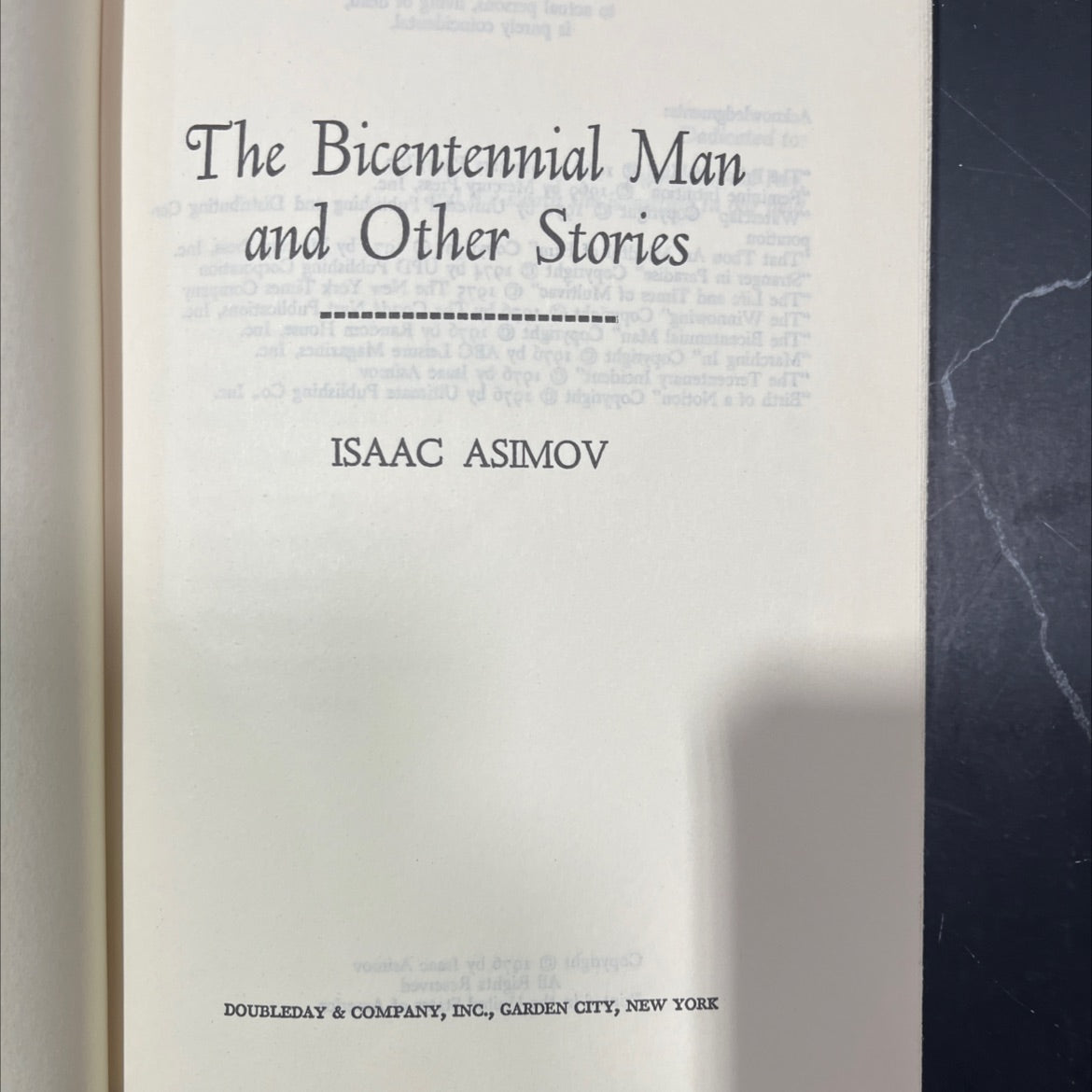 the bicentennial man and other stories book, by isaac asimov, 1976 Hardcover image 2
