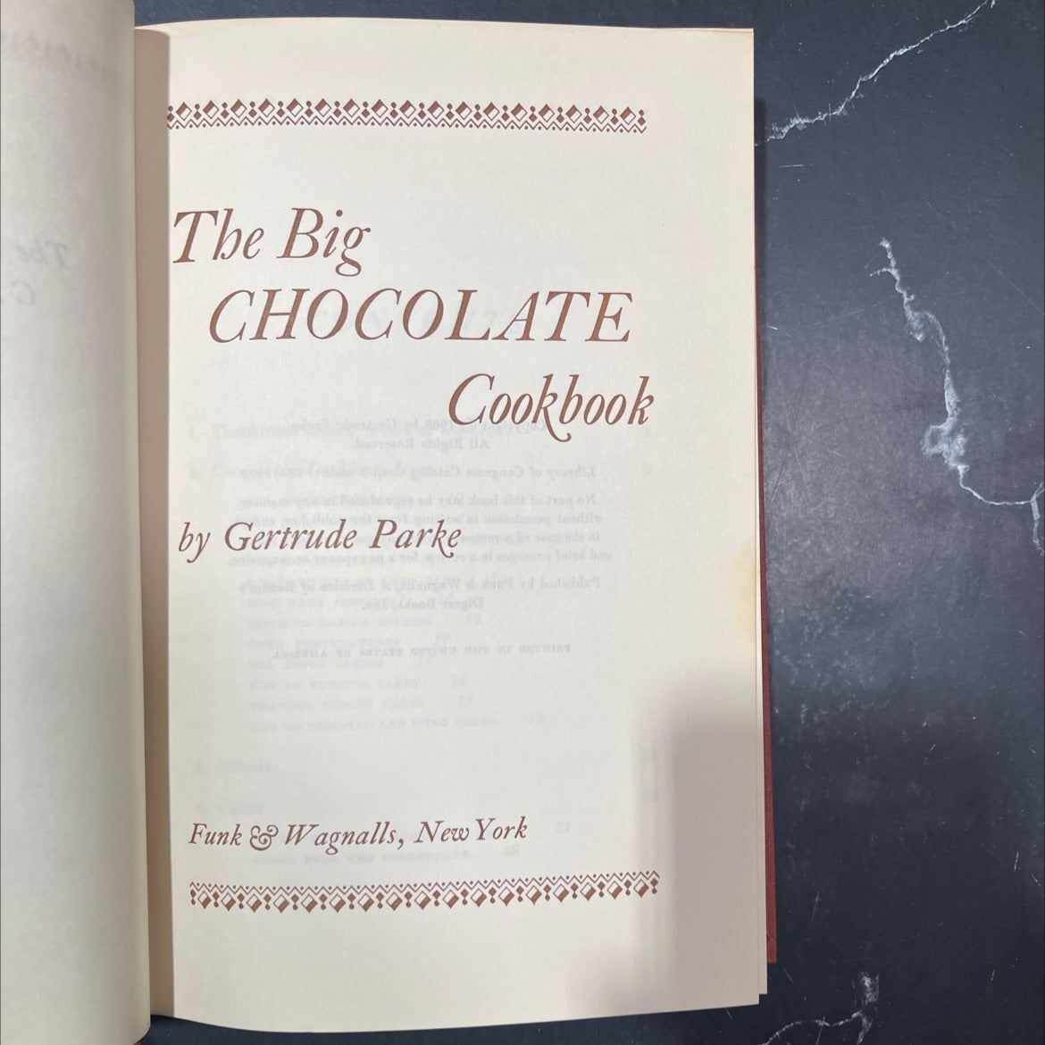 the big chocolate book, by gertrude parke, 1968 Hardcover image 2