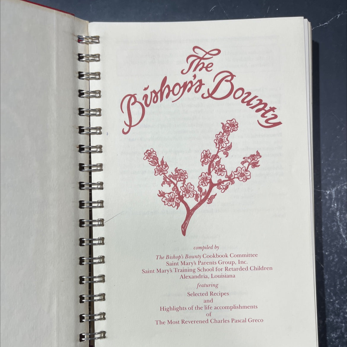 the binhorn bounds book, by bishop's bounty cookbook committee, 1987 Hardcover image 2