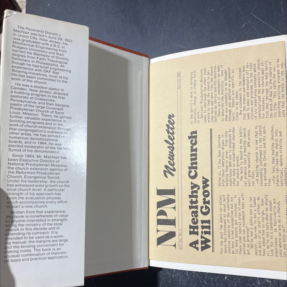 the birth, care, and feeding of a local church book, by donald j. macnair, 1973 Hardcover image 4