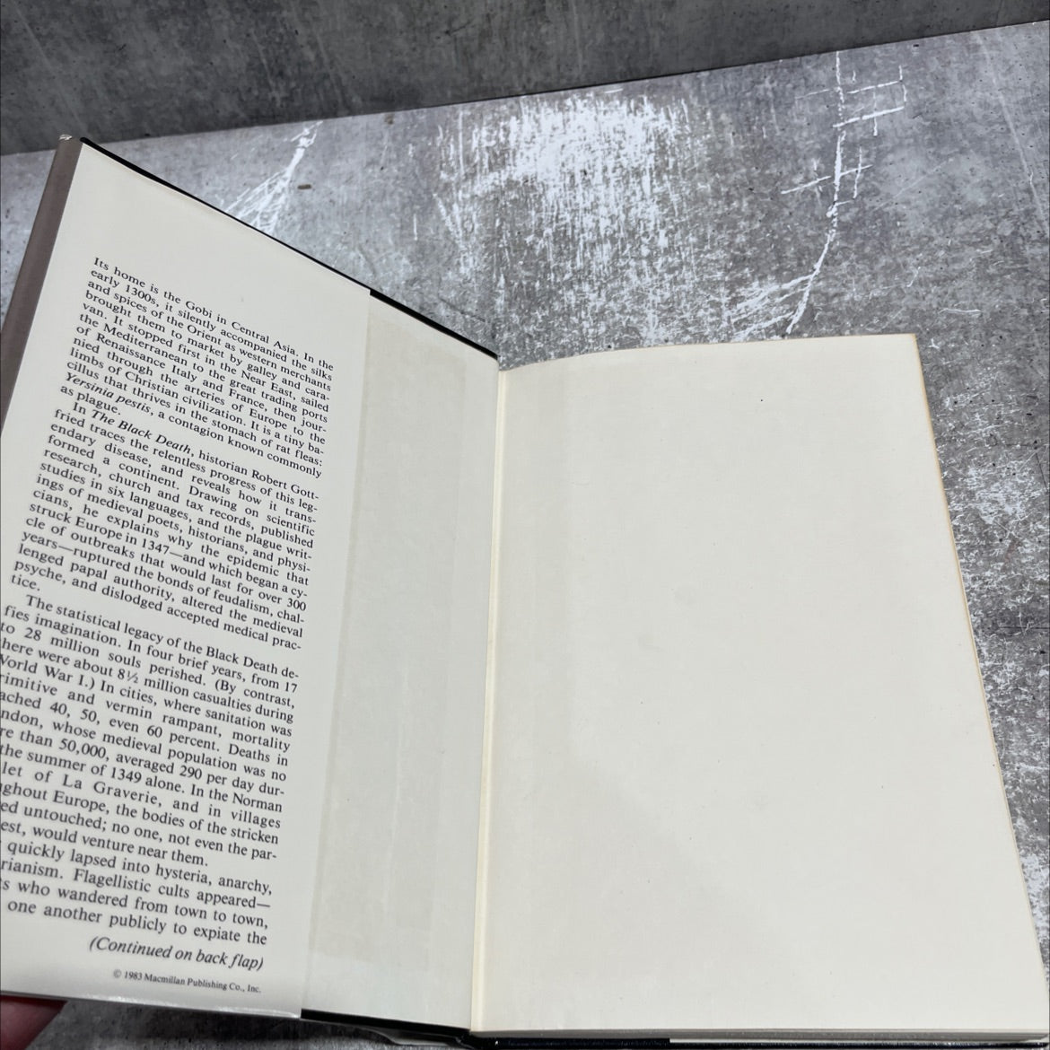 the black death natural and human disaster in medieval europe book, by robert s. gottfried, 1983 Hardcover image 4