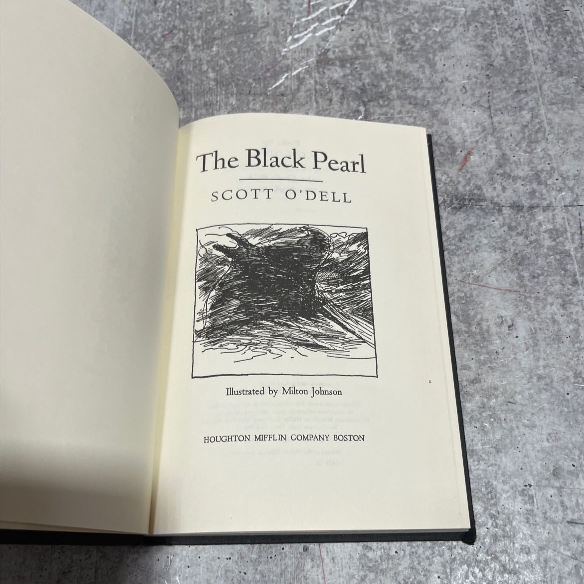 the black pearl book, by scott o'dell, 1995 Hardcover image 2