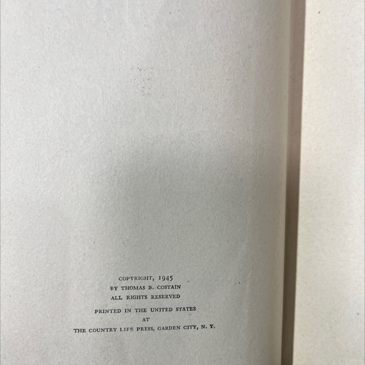 the black rose book, by thomas b. costain, 1946 Hardcover image 3