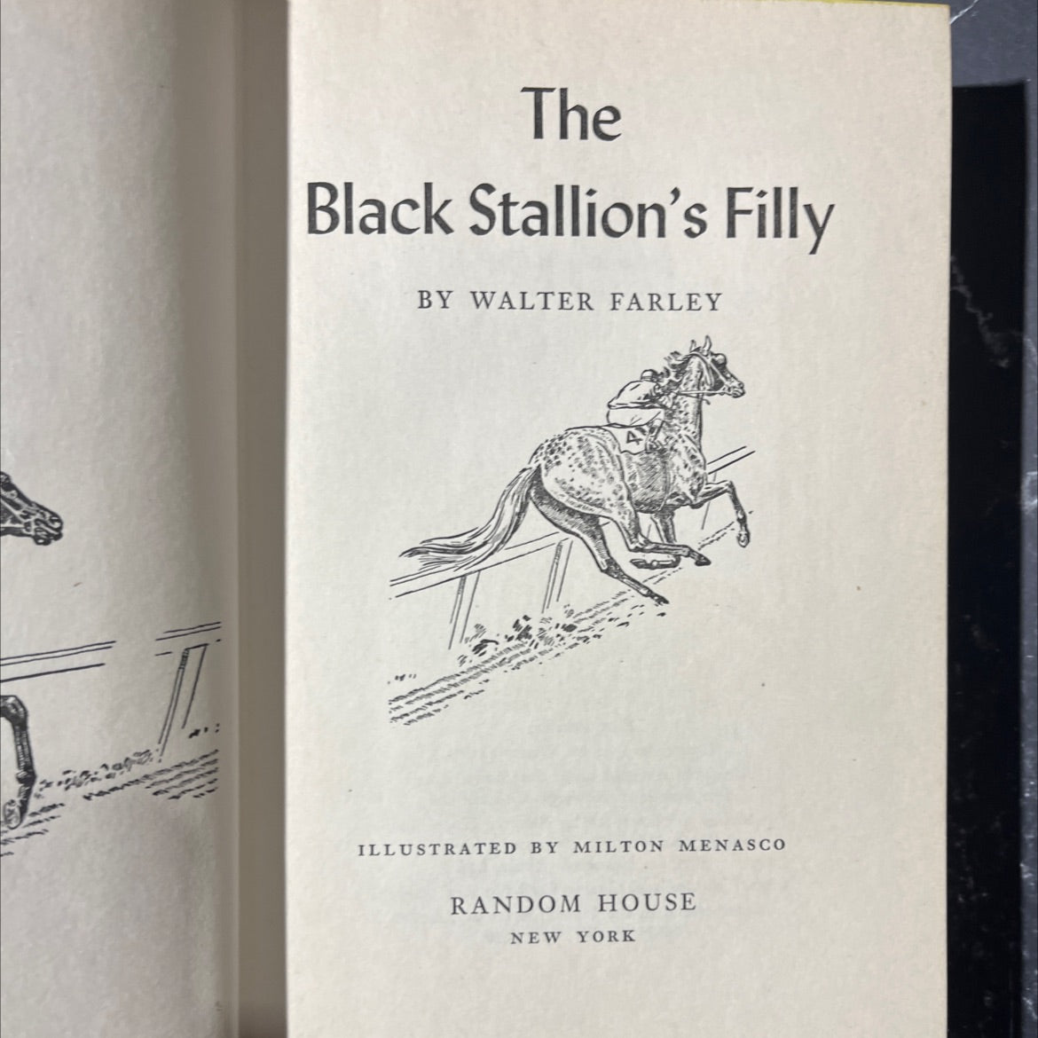 the black stallion's filly book, by walter farley, 1952 Hardcover image 2