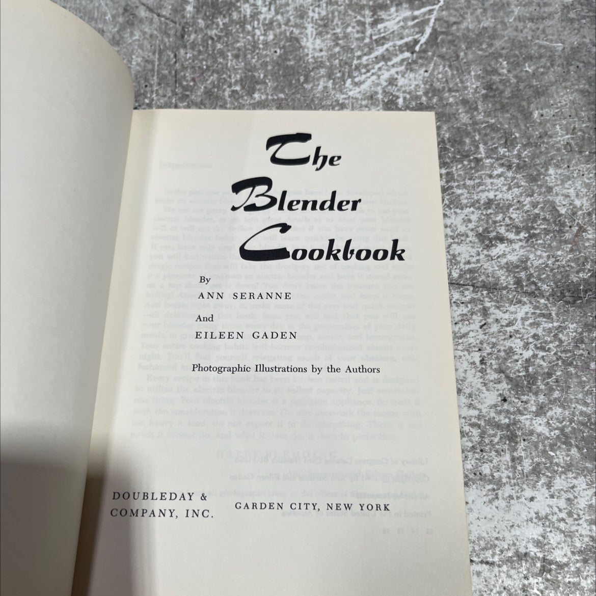 the blender cookbook book, by ann seranne and eileen gaden, 1961 Hardcover image 2