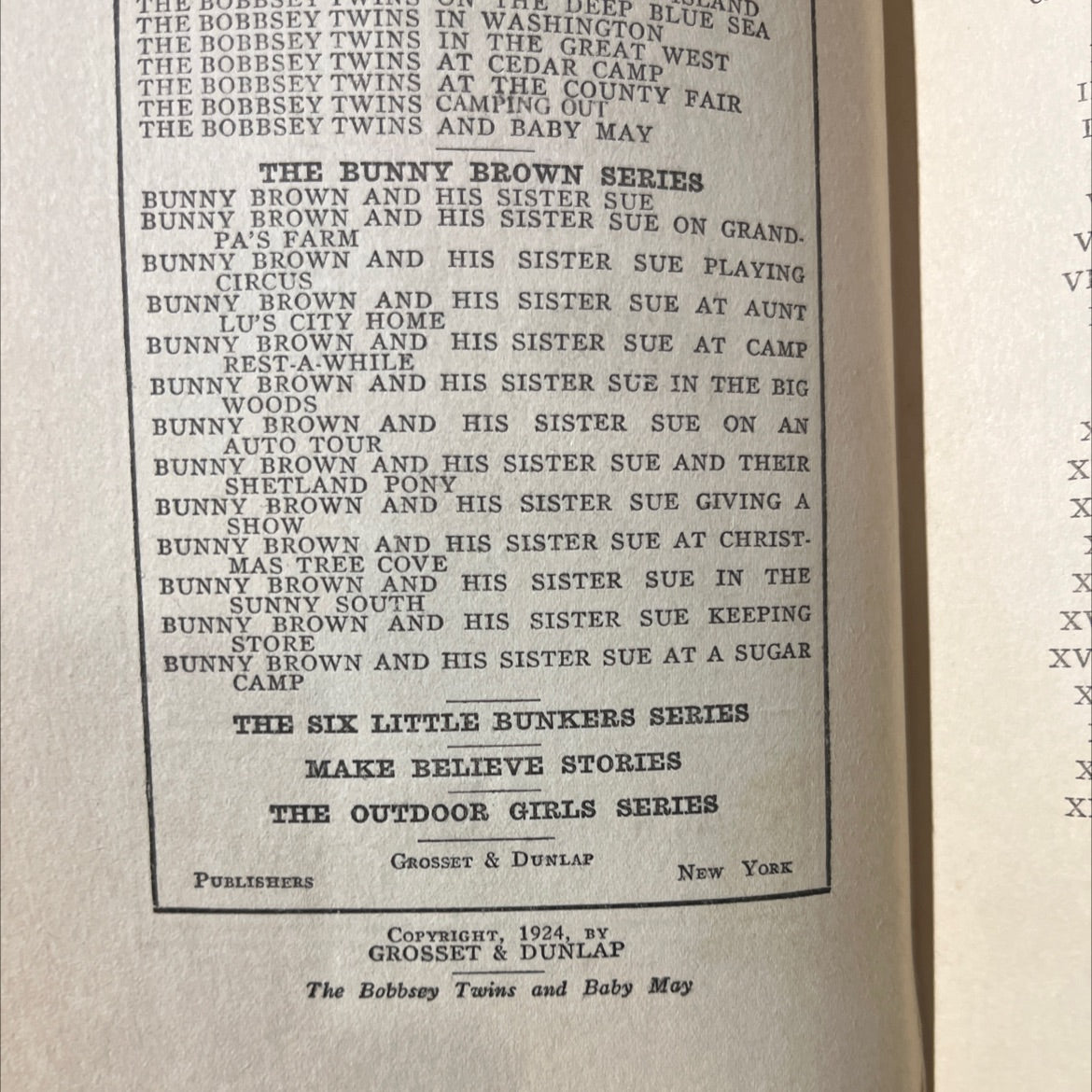 the bobbsey twins and baby may book, by laura lee hope, 1924 Hardcover image 3