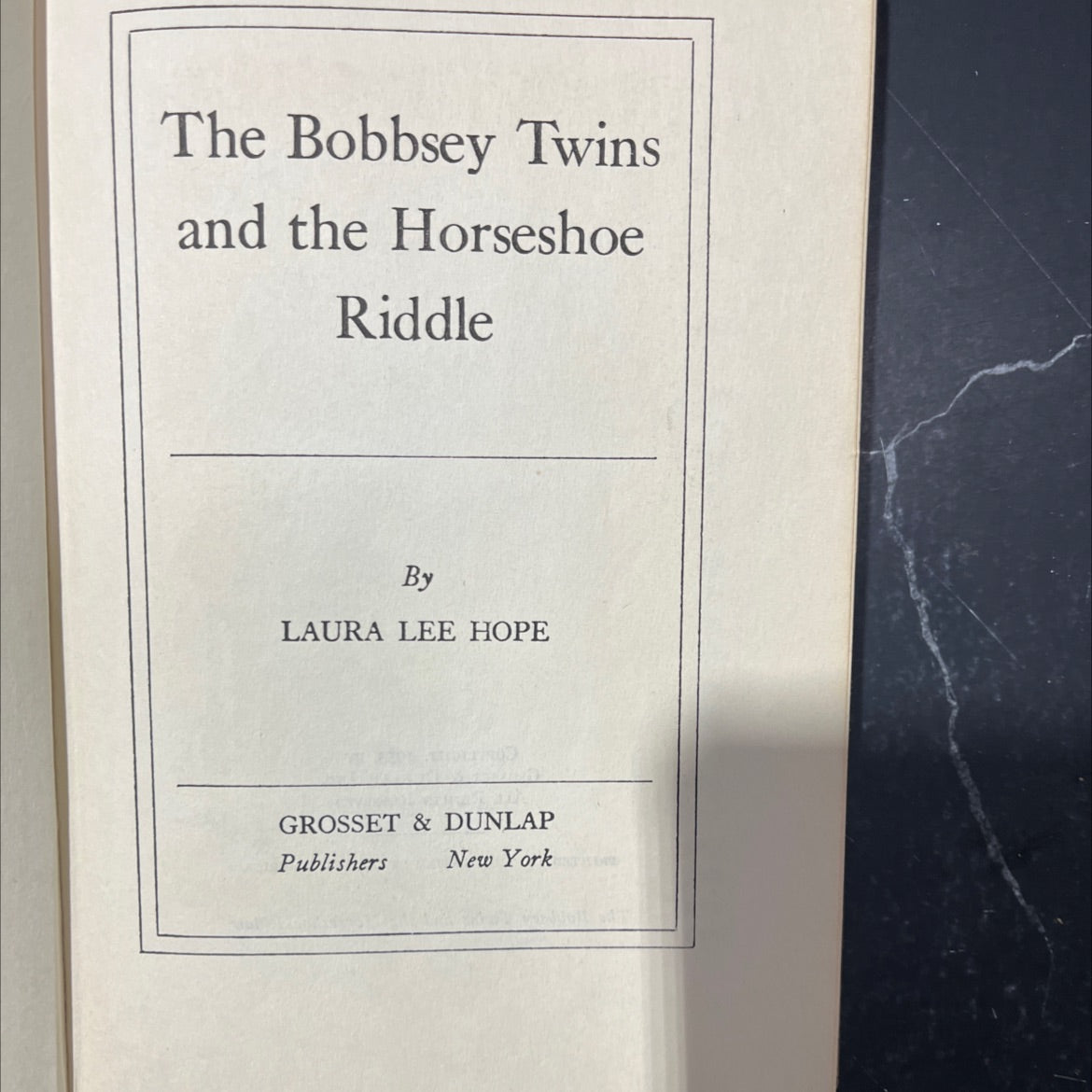 the bobbsey twins and the horseshoe riddle book, by laura lee hope, 1953 Hardcover image 2
