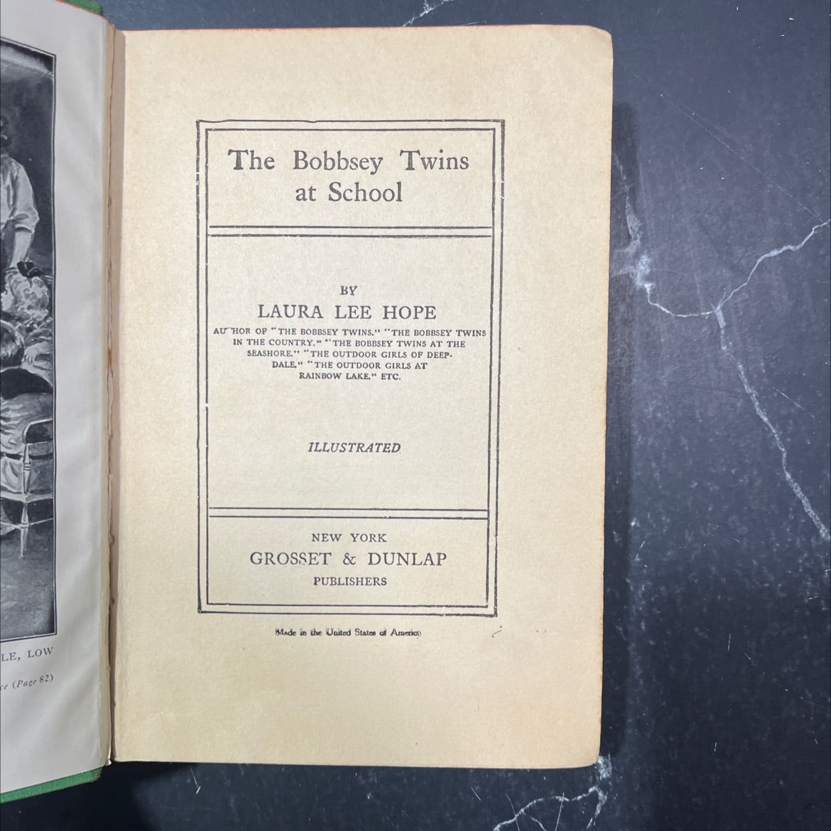 the bobbsey twins at school book, by laura lee hope, 1913 Hardcover image 2