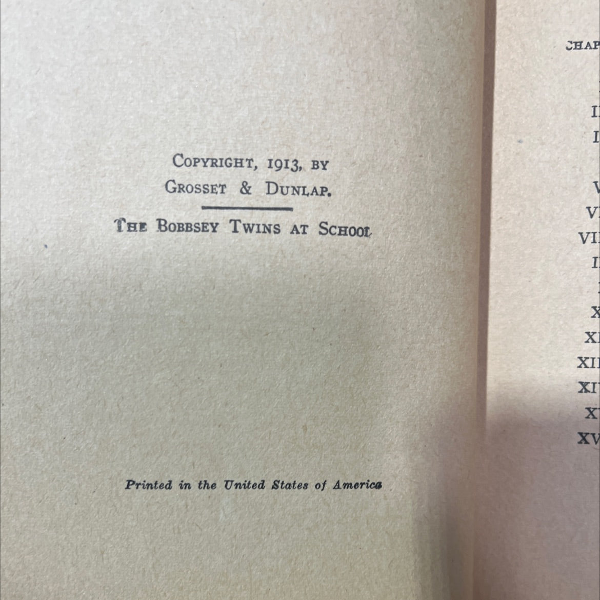 the bobbsey twins at school book, by laura lee hope, 1913 Hardcover image 3