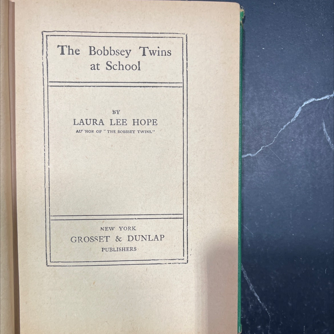 the bobbsey twins at school book, by laura lee hope, 1913 Hardcover image 2