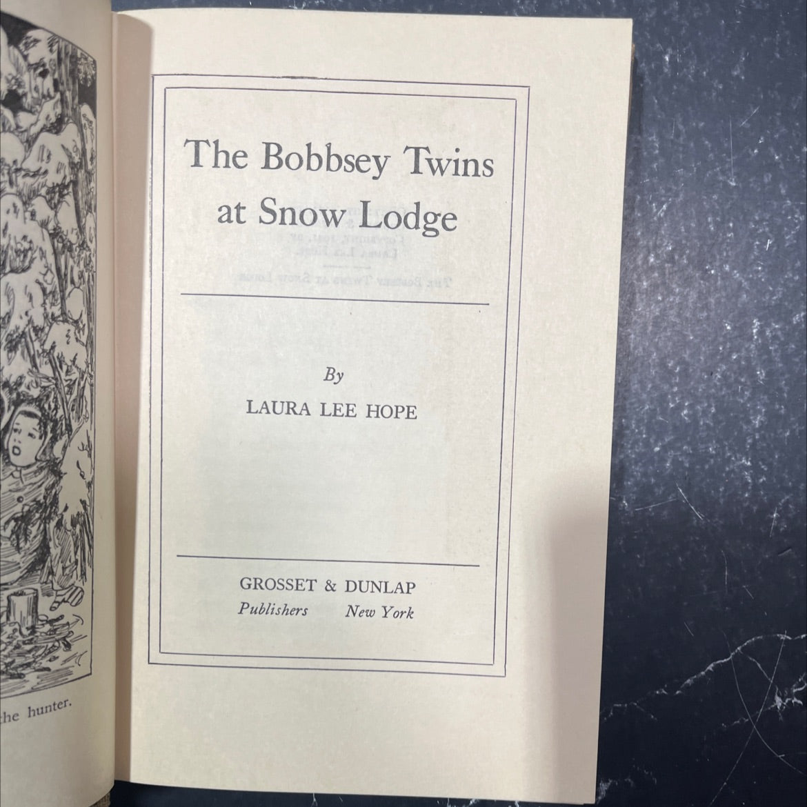 the bobbsey twins at snow lodge book, by laura lee hope, 1941 Hardcover image 2