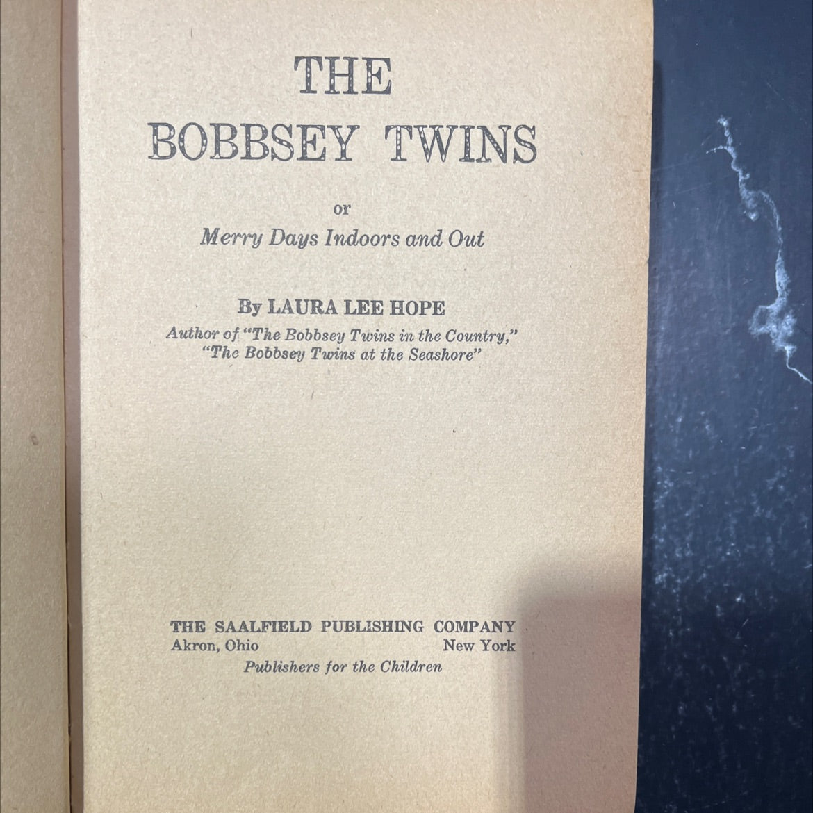the bobbsey twins or merry days indoors and out book, by laura lee hope, 1940 Hardcover image 2