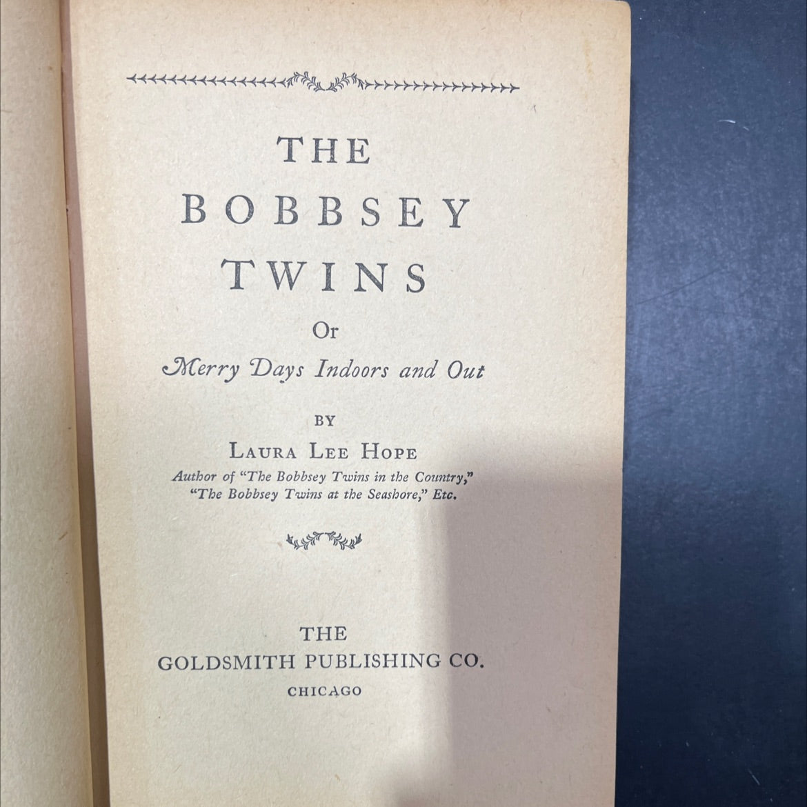 the bobbsey twins or merry days indoors and out book, by laura lee hope, 1970 Hardcover image 2