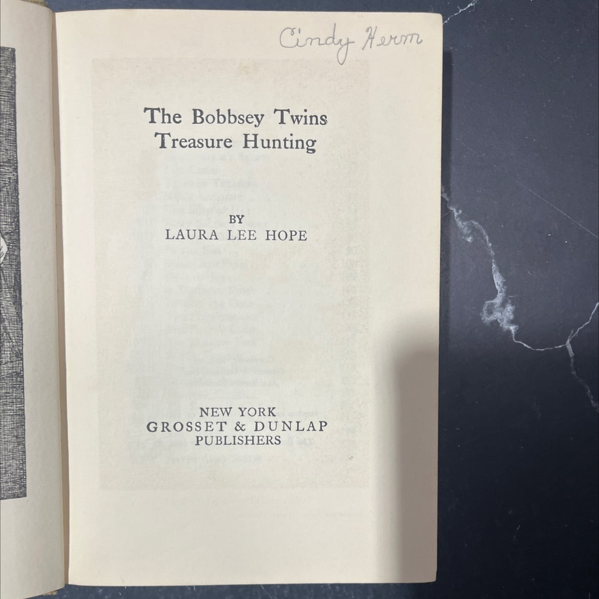 the bobbsey twins treasure hunting book, by laura lee hope, 1929 Hardcover image 2