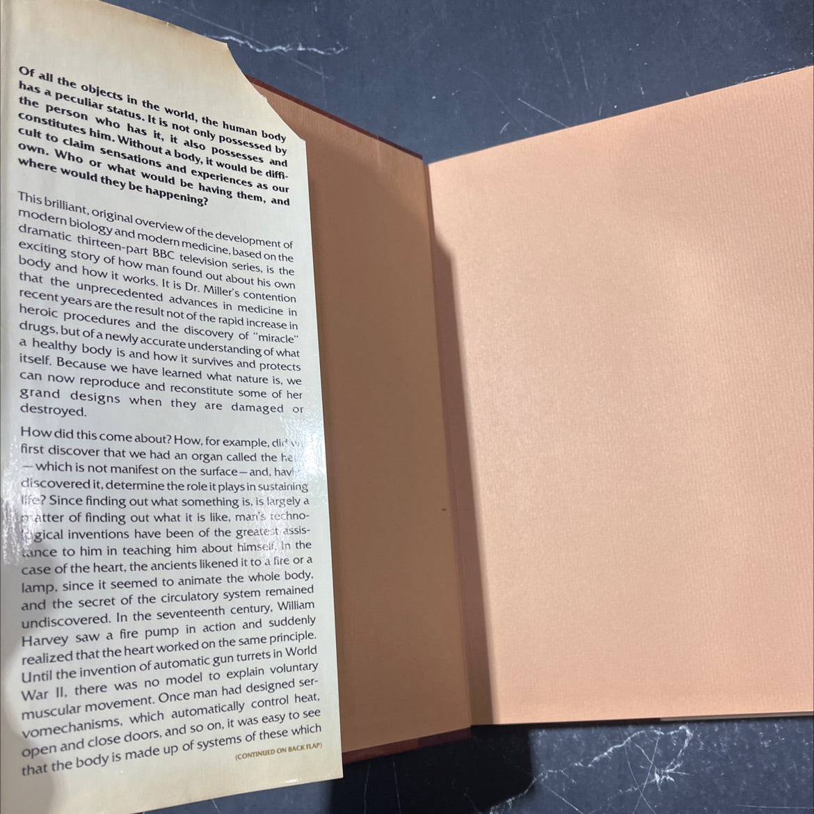 the body in question book, by Jonathan Miller, 1978 Hardcover image 4