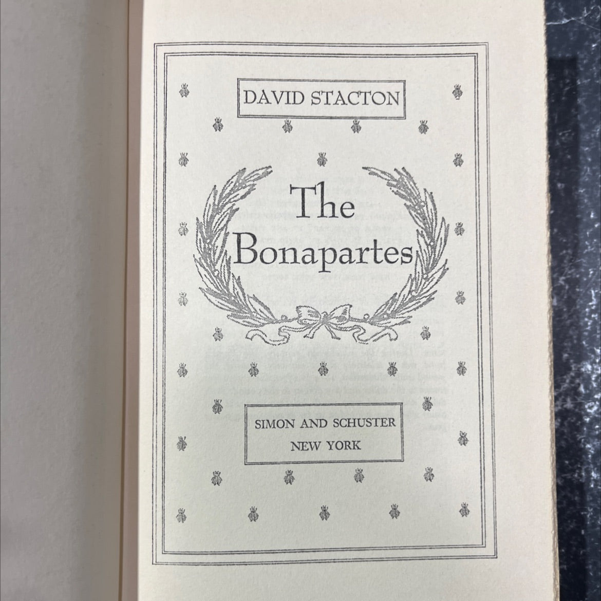 the bonapartes book, by david stacton, 1966 Hardcover image 2