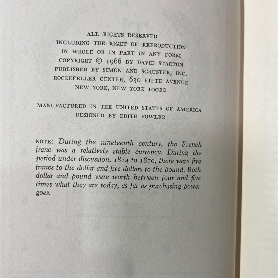 the bonapartes book, by david stacton, 1966 Hardcover image 3