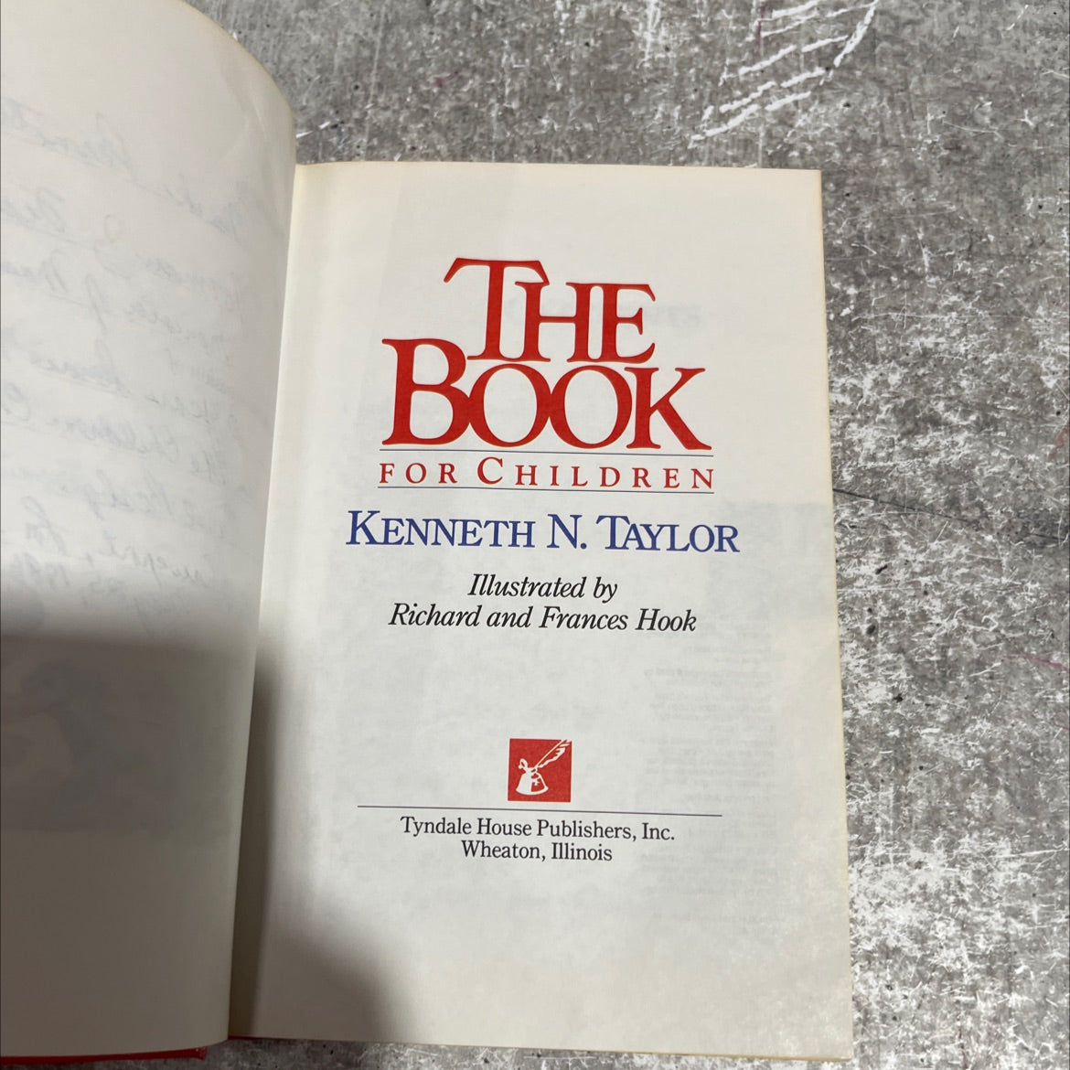 the book for children book, by kenneth n. taylor, 1985 Hardcover image 2