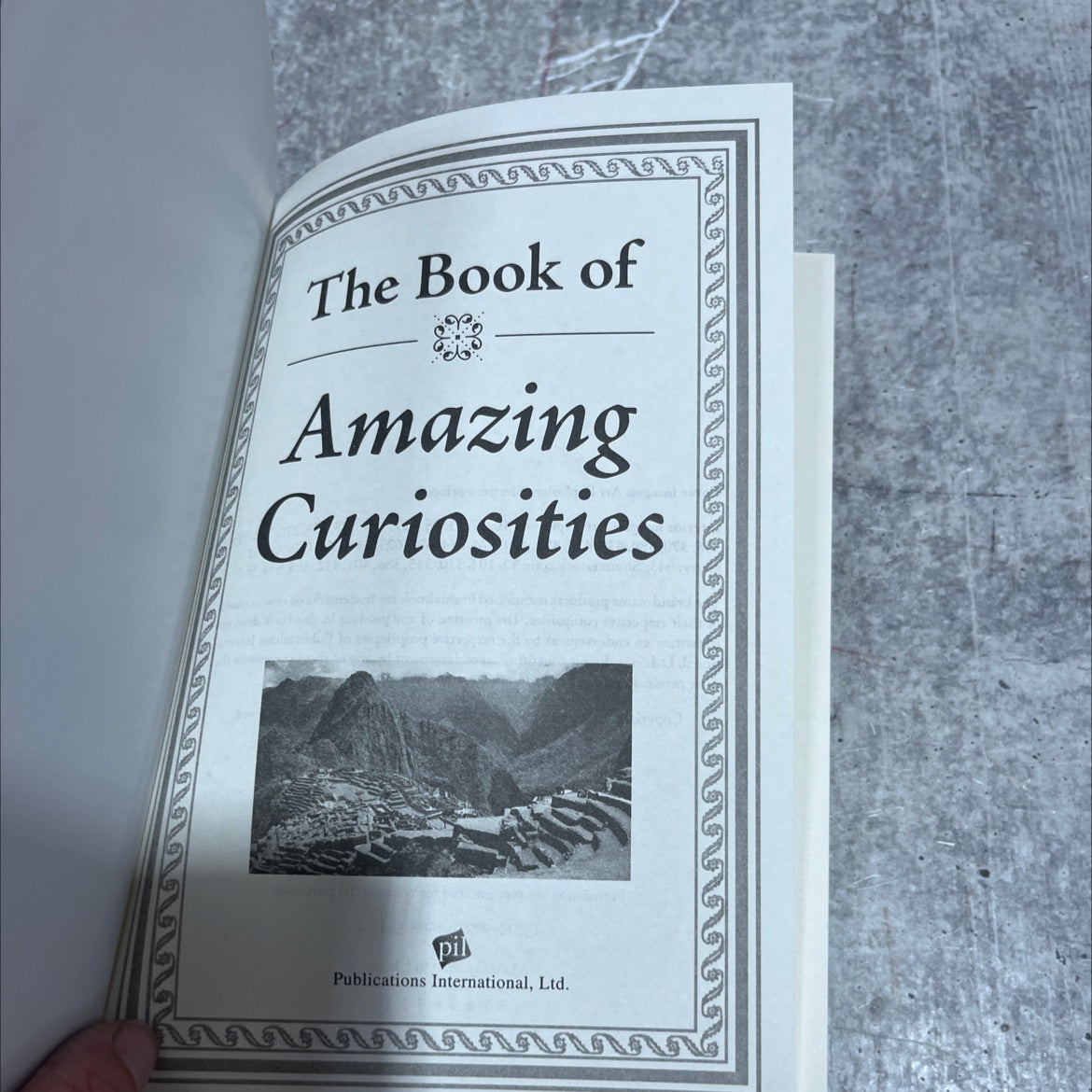 the book of amazing curiosities book, by unknown, 2015 Hardcover image 2