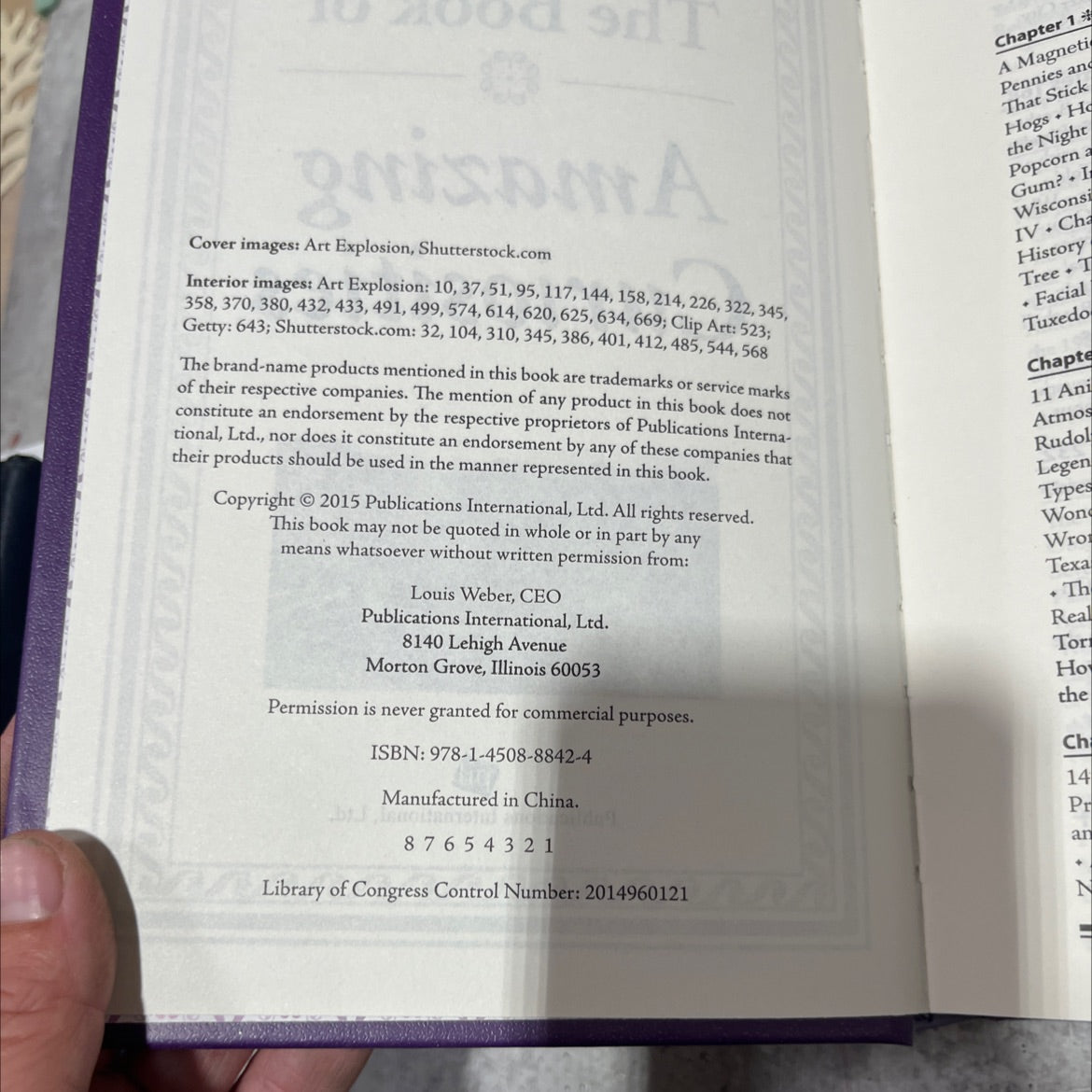 the book of amazing curiosities book, by unknown, 2015 Hardcover image 3