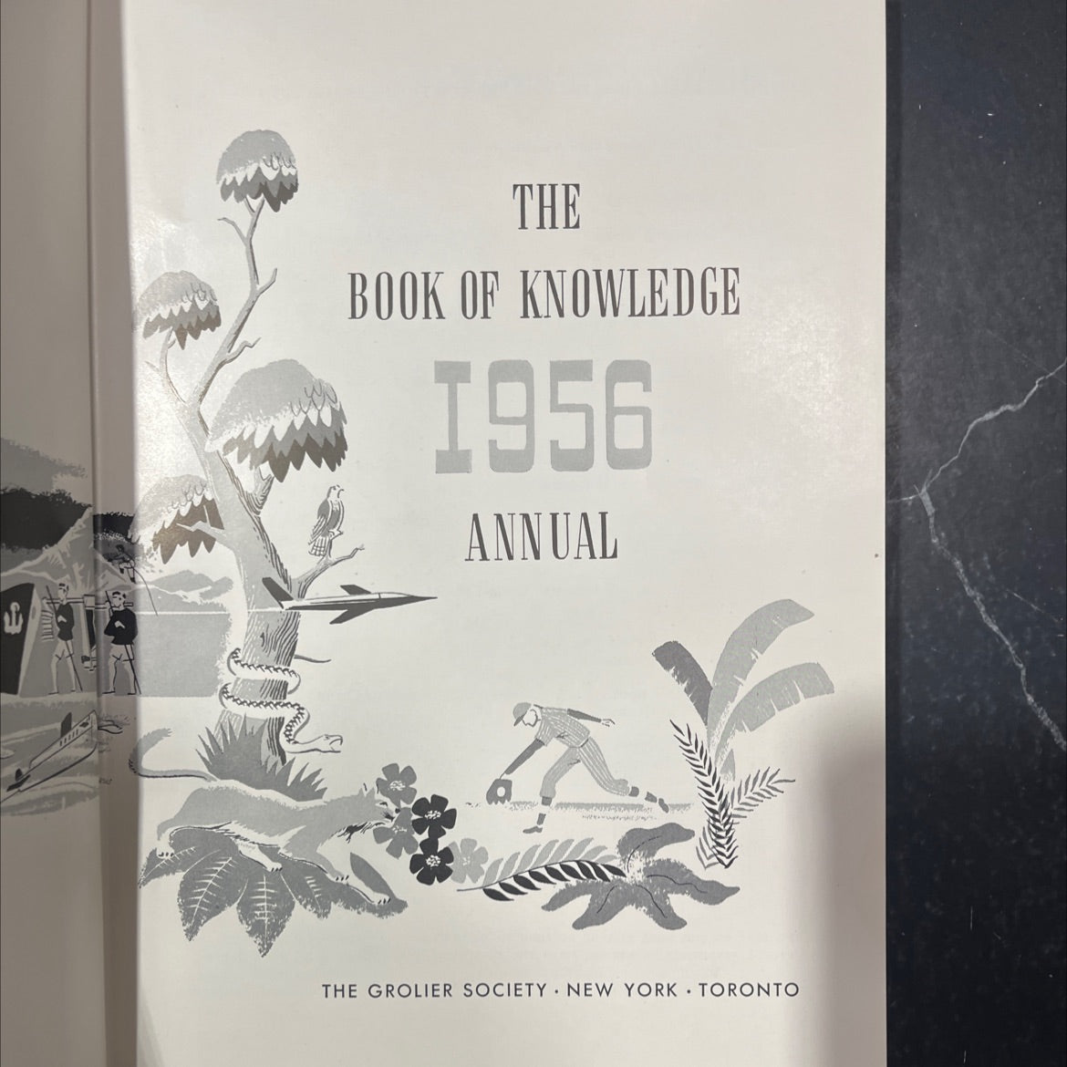 the book of knowledge 1956 annual book, by unknown, 1956 Hardcover image 2