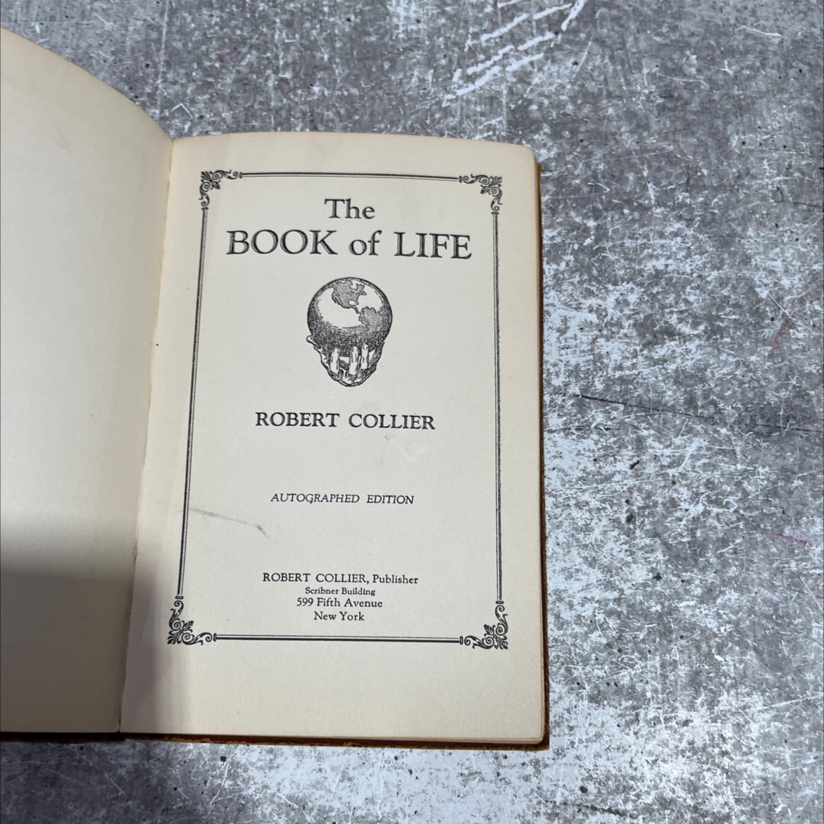 the book of life in seven volumes volume two book, by robert collier, 1925 Hardcover image 4