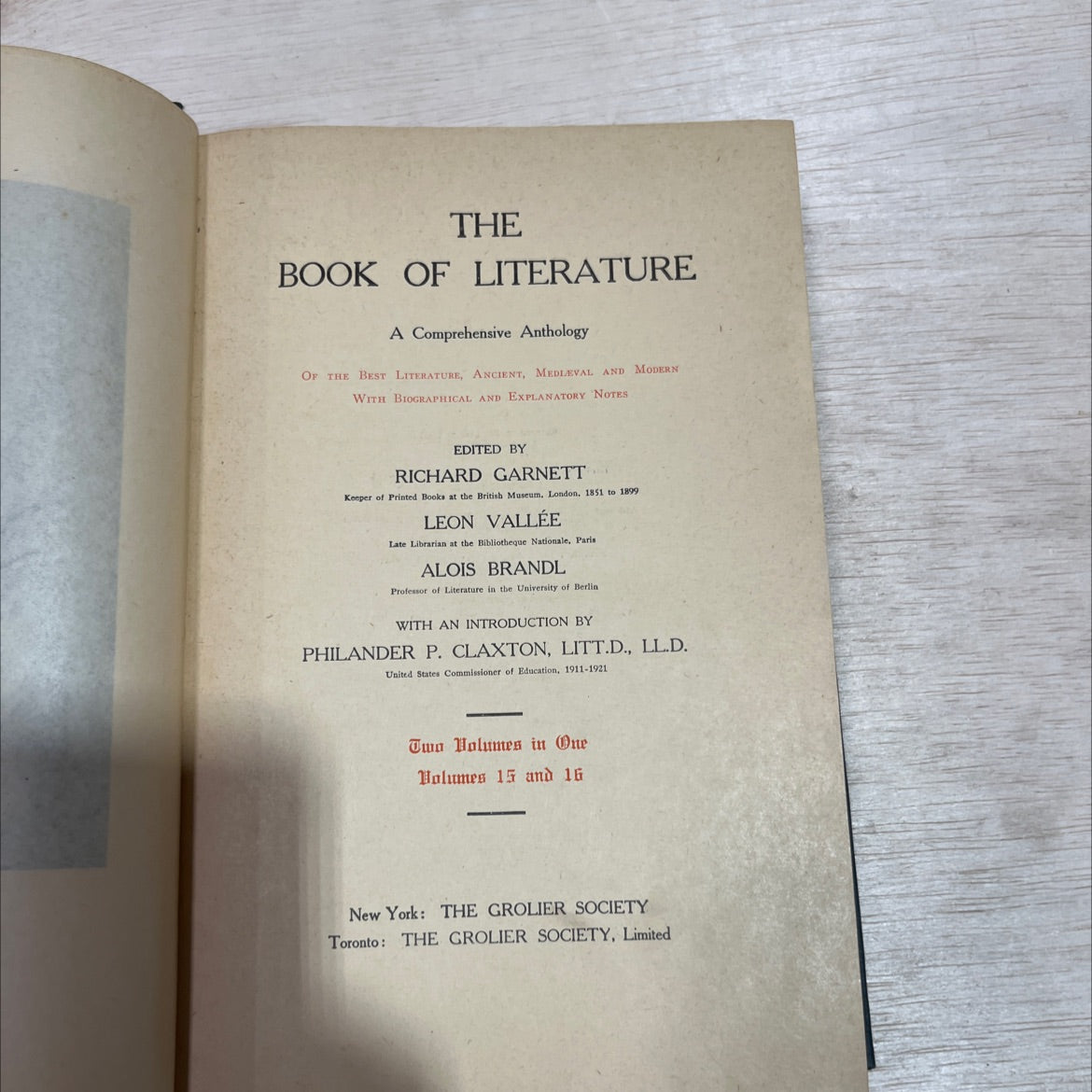 the book of literature a comprehensive anthology of the best literature ancient medieval and modern with biographical image 2