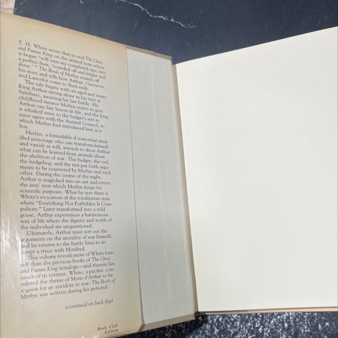 the book of merlyn the unpublished conclusion to the once and future king book, by T. H. White, 1977 Hardcover image 4