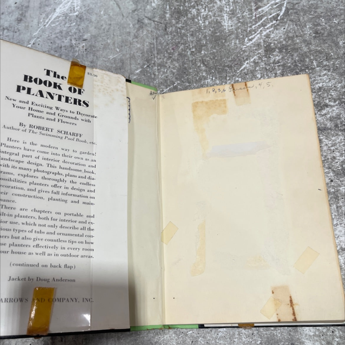 the book of ntents planters book, by Robert Scharff, 1960 Hardcover image 4