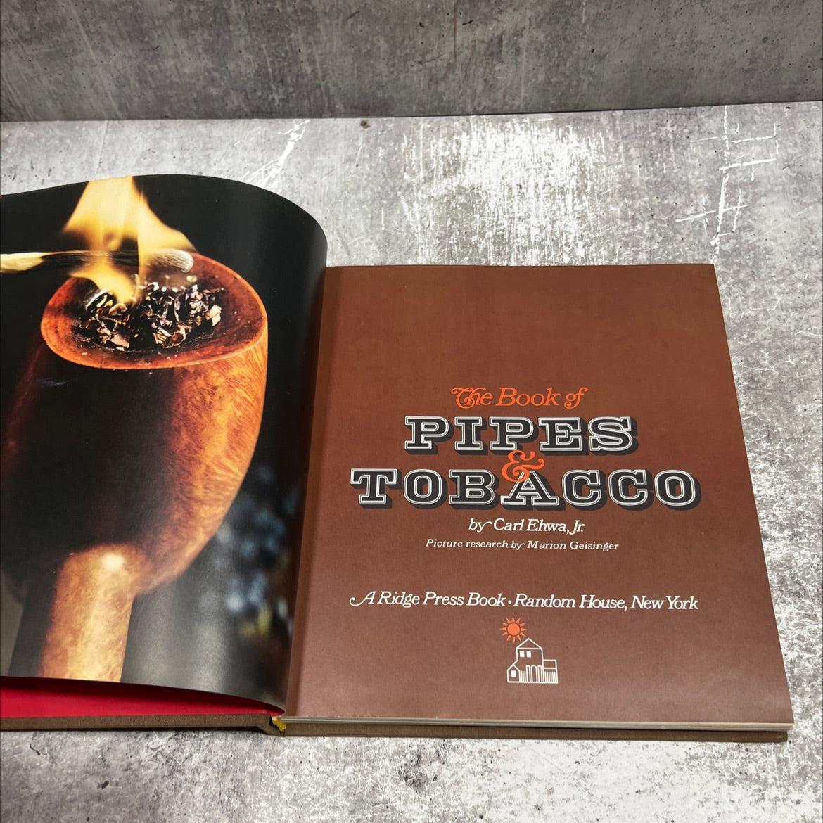 the book of pipes tobacco book, by Carl Ehwa, Jr., 1970 Hardcover image 2