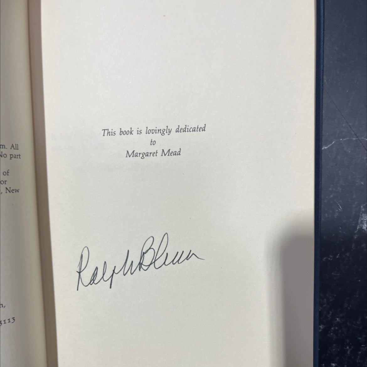 SIGNED the book of runes book, by Ralph Blum, 1987 Hardcover, Rare, Vintage image 4