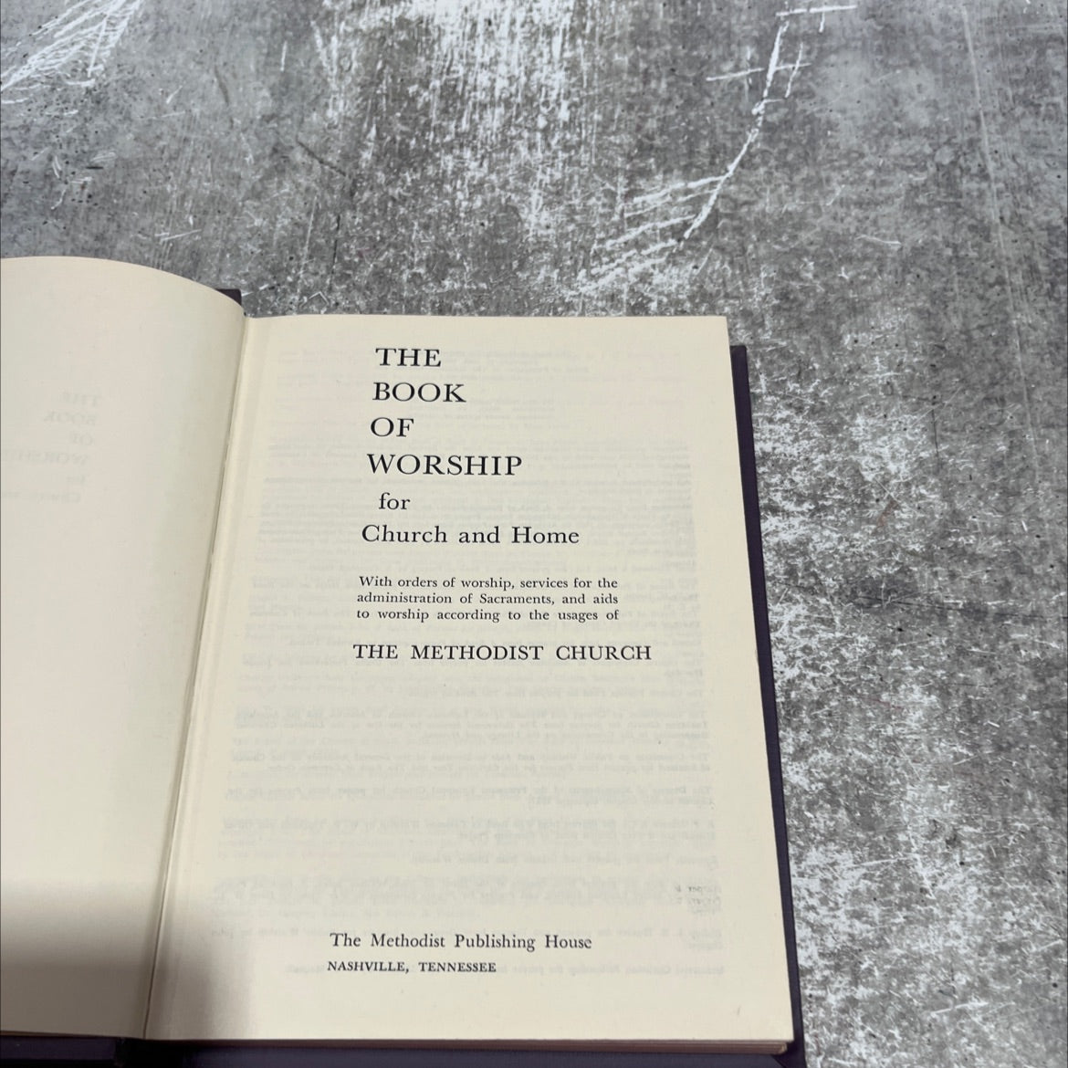 the book of worship for church and home book, by the methodist church, 1964 Hardcover image 2