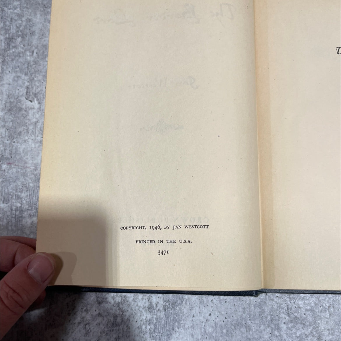 the border lord book, by jan westcott, 1946 Hardcover image 3