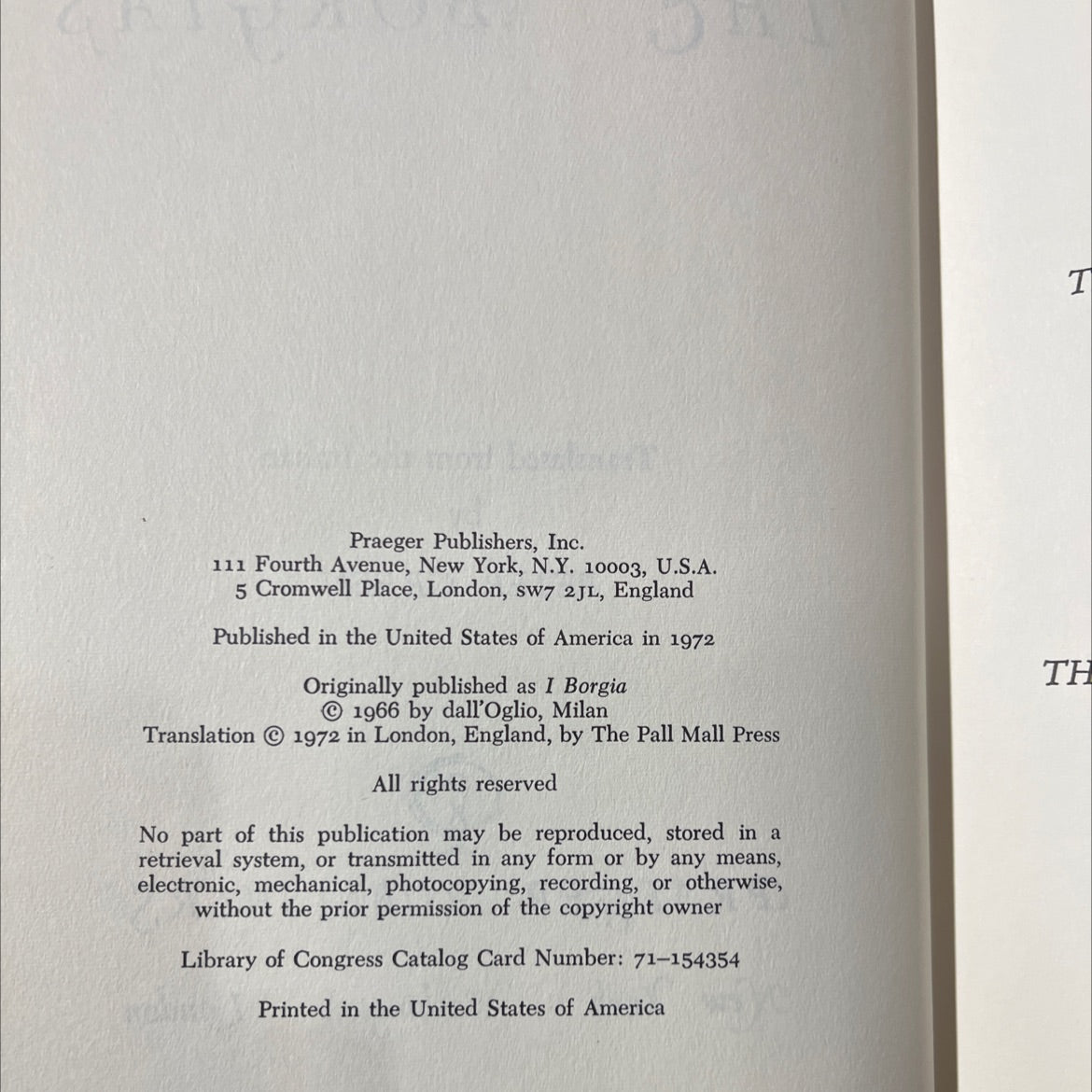 the borgias book, by clemente fusero, 1972 Hardcover image 3