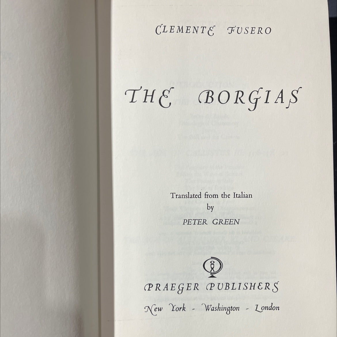 the borgias book, by clemente fusero, 1972 Hardcover image 2