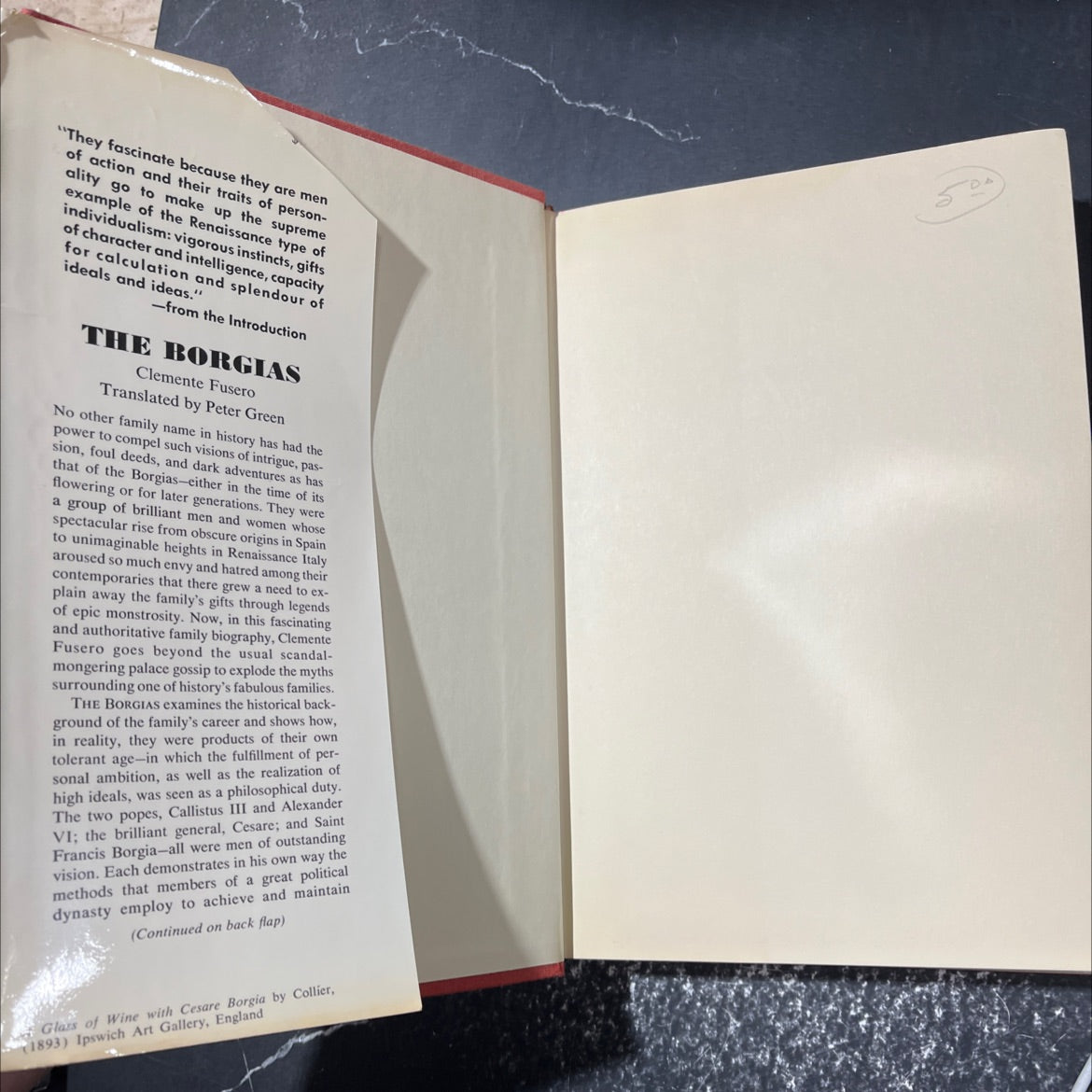 the borgias book, by clemente fusero, 1972 Hardcover image 4