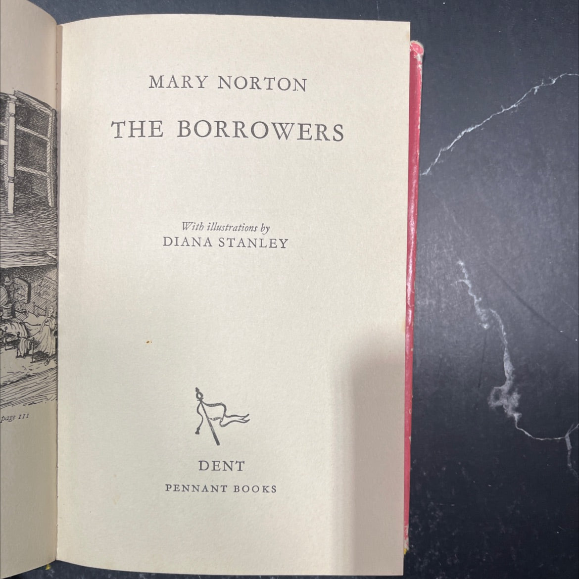 the borrowers book, by mary norton, 1960 Hardcover image 2