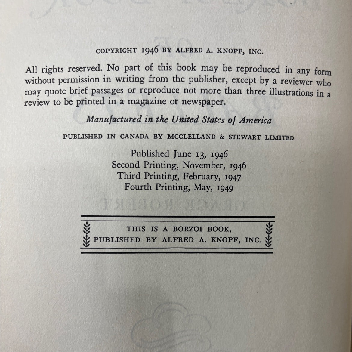 the borzoi book of ballets book, by grace robert, 1949 Hardcover image 3