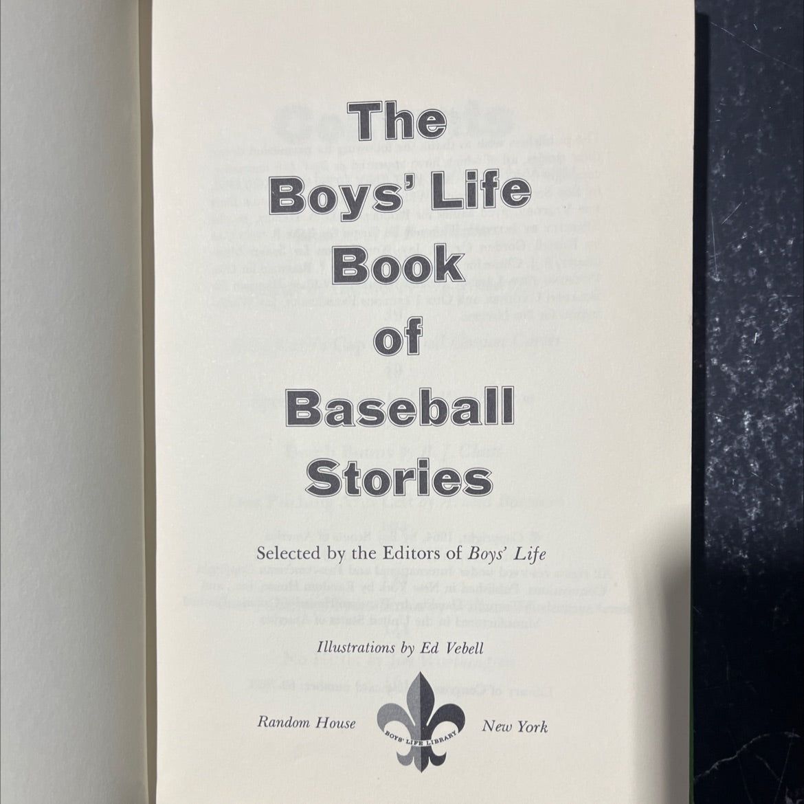 the boys' life book of baseball stories book, by editors of boys' life, 1964 Hardcover image 2