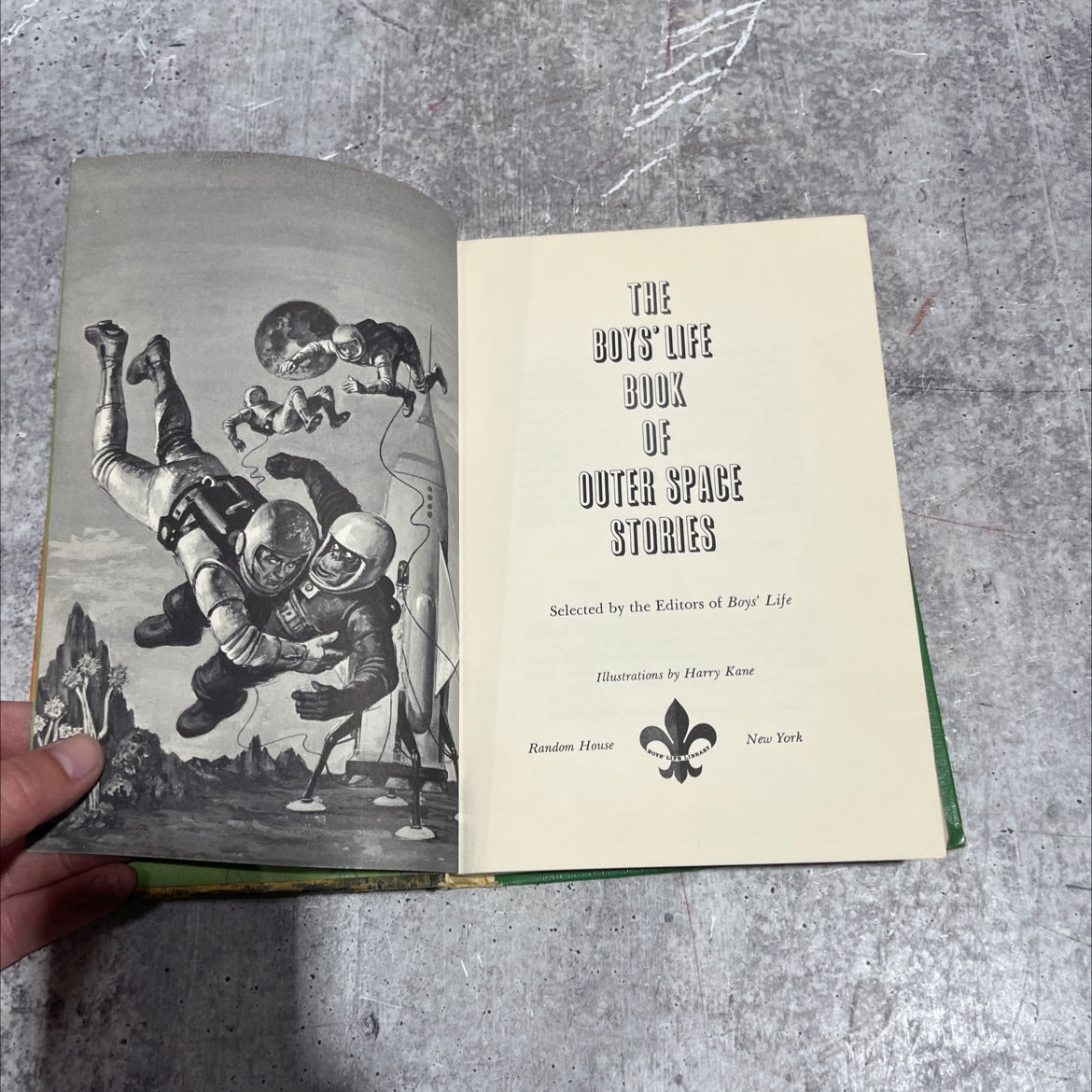 the boys' life book of outer space stories book, by selected by the editors of boys' life, 1964 Hardcover image 2