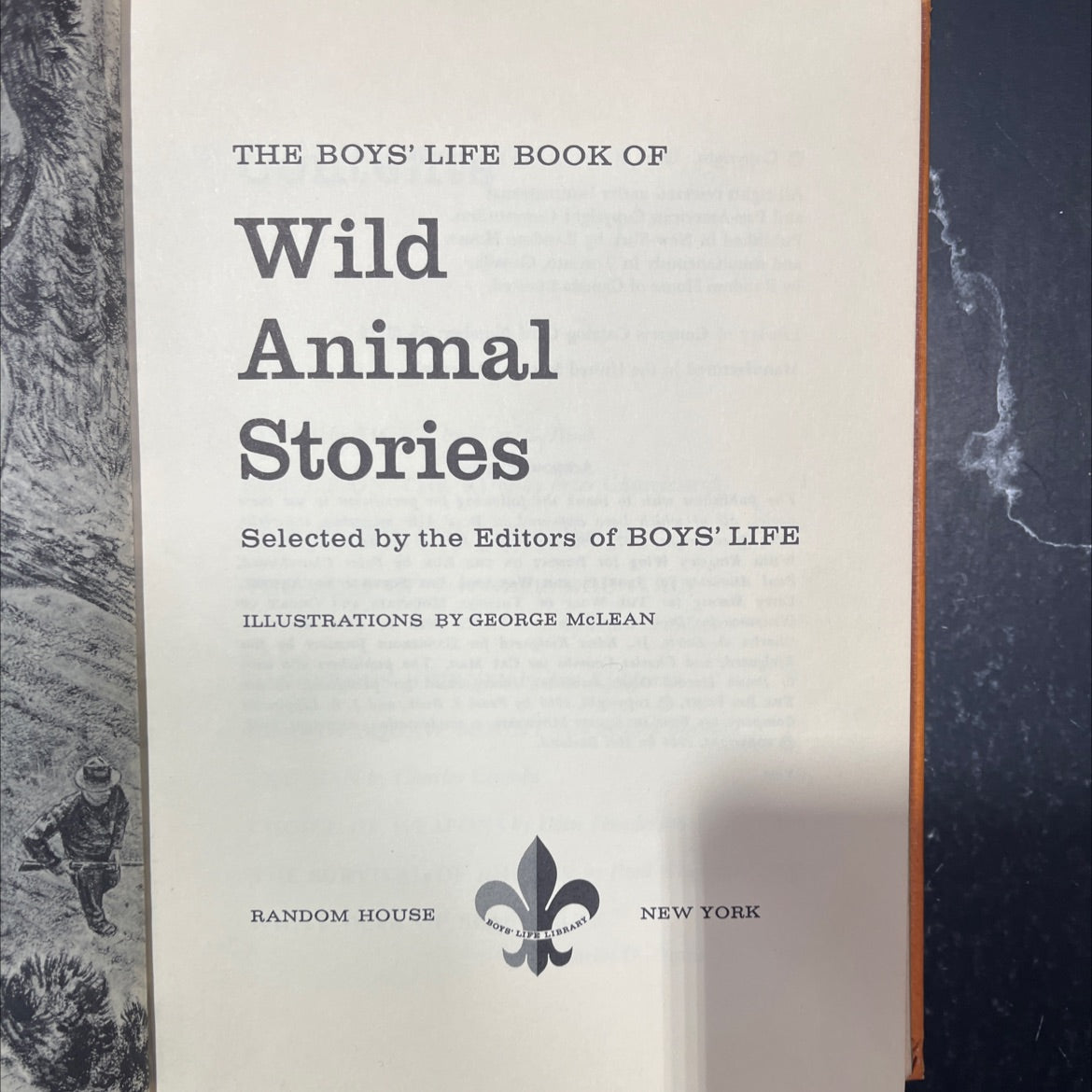 the boys' life book of wild animal stories book, by editors of boys' life, 1965 Hardcover image 2