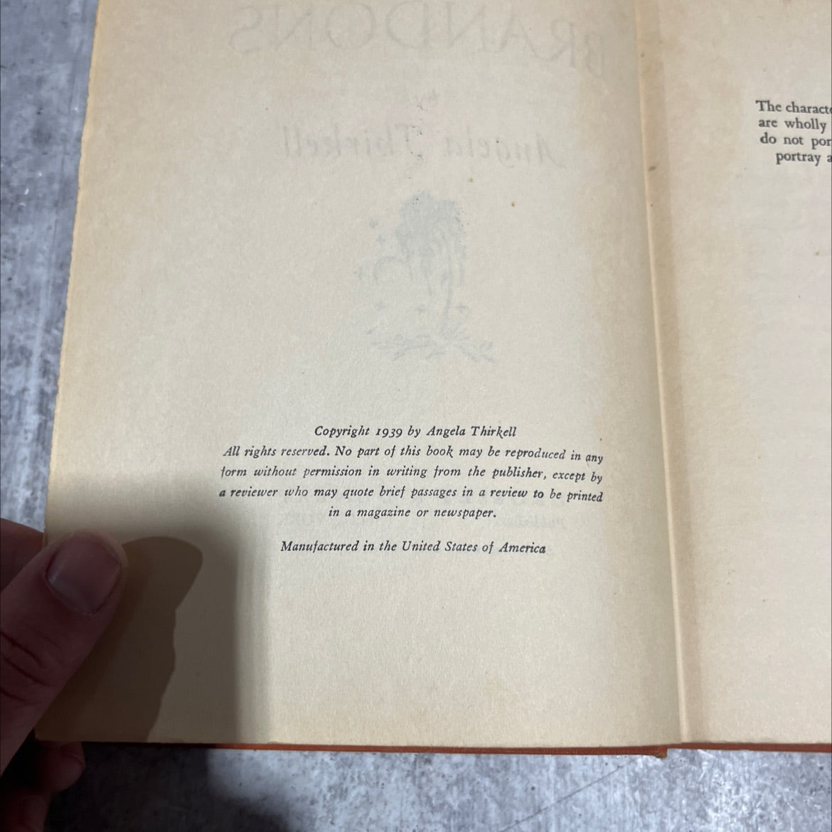 the brandons book, by angela thirkell, 1939 Hardcover image 3