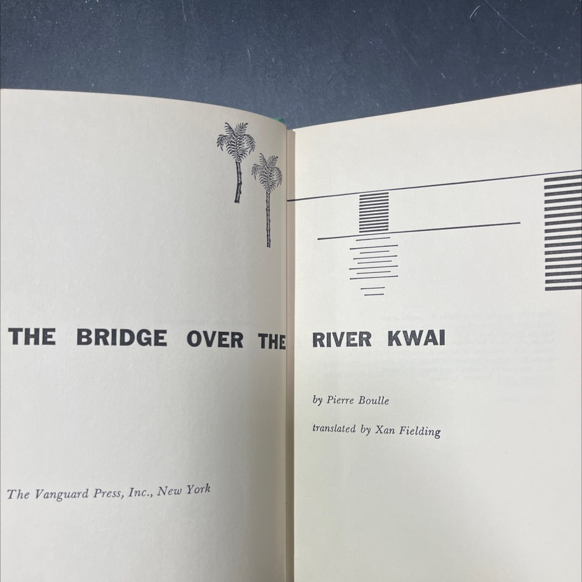 the bridge over the river kwai book, by Pierre Boulle, 1954 Hardcover image 2