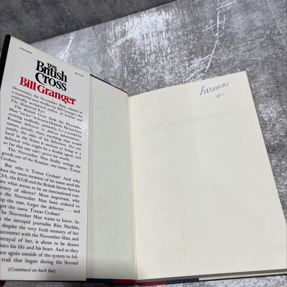 the british cross book, by bill granger, 1983 Hardcover image 4