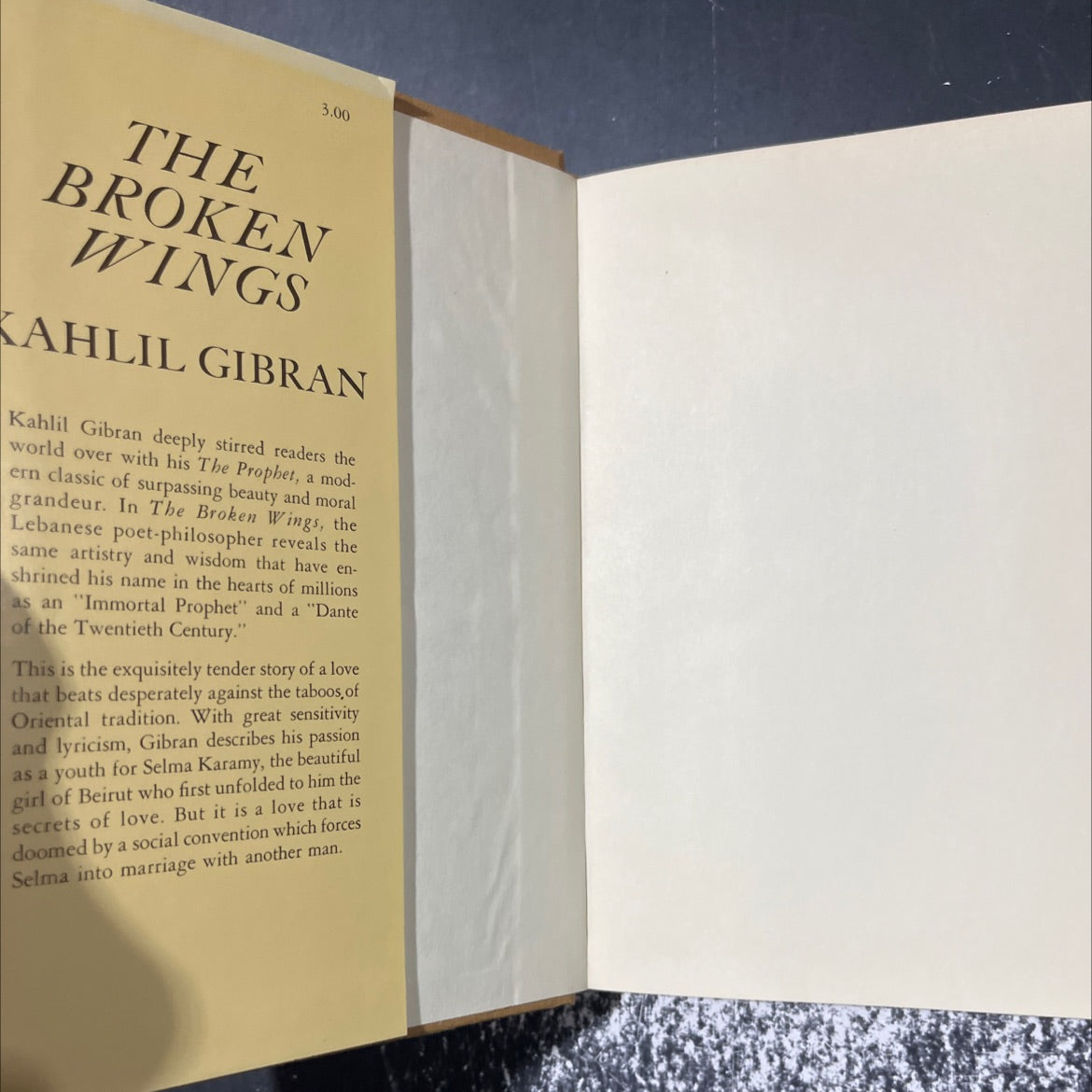 the broken wings book, by kahlil gibran, 1957 Hardcover image 4
